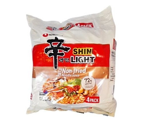 Noodle Soup Shin Ligth 4 Pack 388 G - g a $23