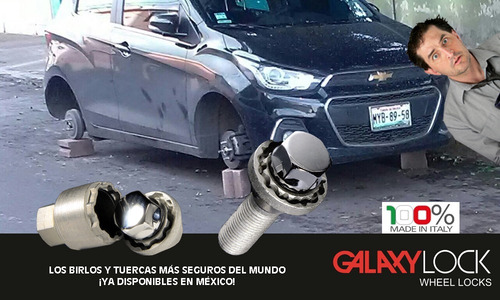 Imagen 7 de 8 de Birlos Seguridad Galaxylock Mustang V8 Tm Envió Gratis