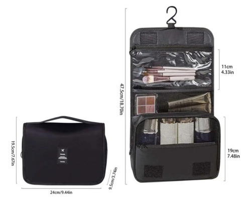 Bolso Organizador De Maquillaje Portatil Para Maleta Viajes