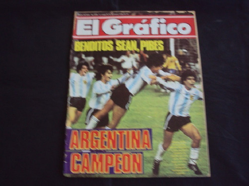Revista El Grafico # 3420 - Argentina Campeon Sudamericano