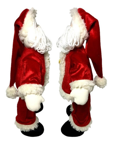 Boneco Artesanal Papai Noel 40cm Enfeite Decoração De Natal