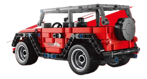 Block Jeep Recargable Auto Armable 448 Piezas