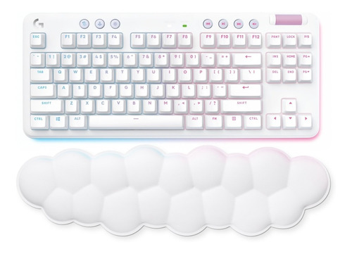 Teclado Mecanico Logitech Inalambrico G715 Rgb Blanco Pad Bk