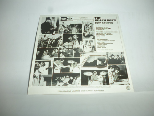 Cd The Beach Boys Pet Sounds 1966/2000 Imp Japão Obi Mono (Usado)