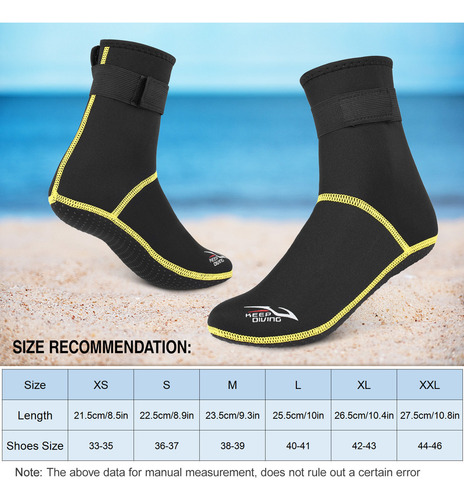 Calcetines De Buceo De Neopreno De 3 Mm, Calcetines De Agua