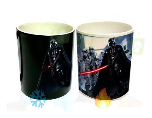 Tazas Magicas Star Wars, Taza Darth Vader, Taza Yoda