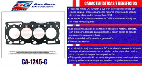 Junta Cabeza Para Nissan 2.5l Altima (07-12) - Rogue (08-12)