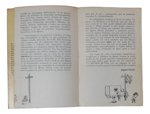 Mundo Quino Primera Edicion ! 1963 Ediciones Del Tiempo (Usado)