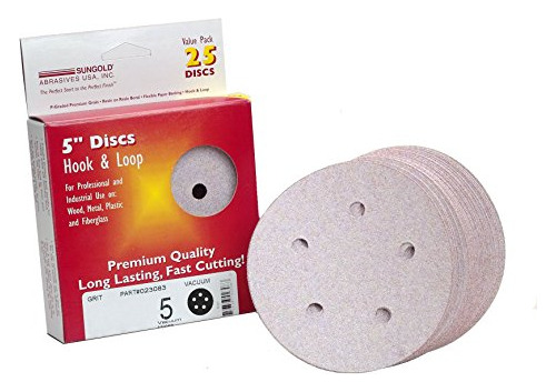 Sungold Abrasives 023113 Discos De Lija Con Gancho Y Bucle D