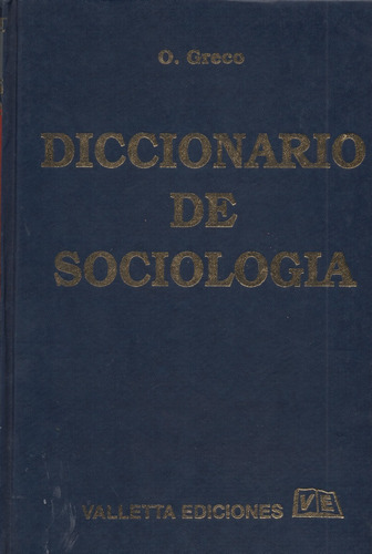 Libro Diccionario De Sociología  Pasta Dura