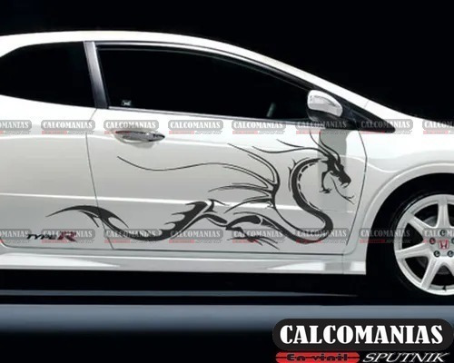 Vinilo Decorativo Coche Dragon 