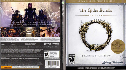 The Elder Scrolls Xbox One