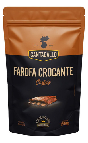 Farofa Crocante Cantagallo Sabor Costela Original