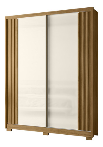 Guarda Roupa Solteiro 175cm 2 Portas Florença M07 Freijó/off