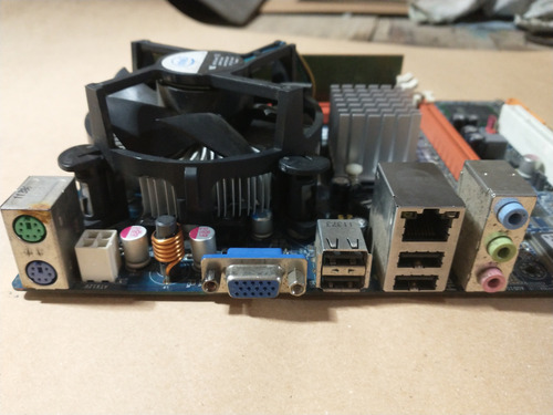Placa Main Ecs G41t-m7 Pentium Dual Core E5400 2gb Ddr3 Azul (Usado)