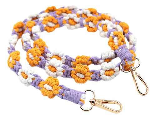 Cordón Para Teléfono Móvil Tejido Con Flores, Estilo B