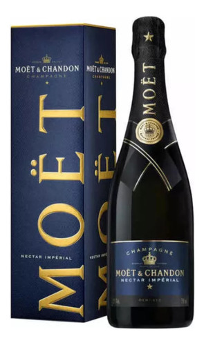 Champagne Moët Nectar Imperial En Estuche 750ml Francia