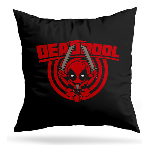 Cojin Deco Deadpool Dibujo (d1601 Boleto.store)