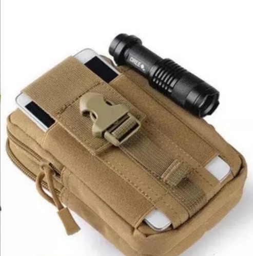 Bolso Canguro Táctico Viaje Para Cintura Tipo Molle Celular