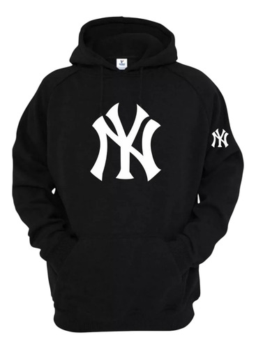 Sudadera New York Yankees Mlb Hoodie Capucha Con Cangurera