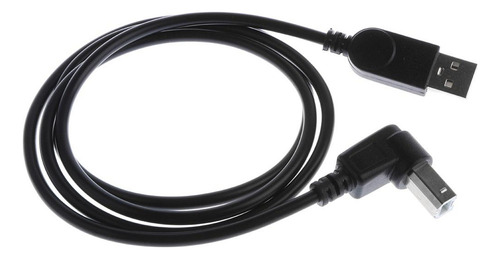 2x 90 ° De Ángulo Cable De Impresora Usb2.0 Enchufe -b
