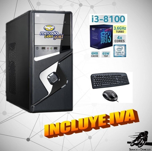 Imagen 2 de 7 de Cpu Intel Core I3 3.6 8va 1tb 4gb Computadora, I5/i7