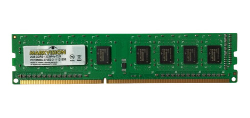 Memória Ram Ddr3 1333mhz 2gb Markvision Pc10600u