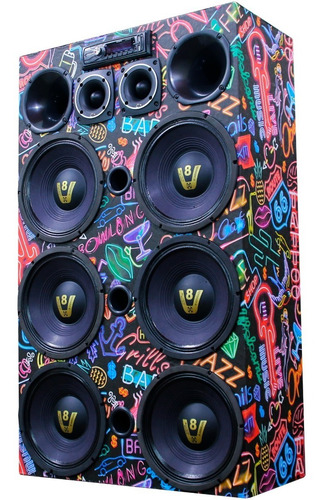 Imagem 4 de 5 de Som Casa Bob Ativa Paredão Woofer 10 Medio Grave Pancadão