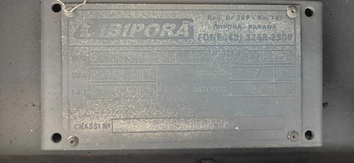 Baú Ibiporã 2010/10 Refrigerado/ 28 Palets/ Com Pneus 0e07