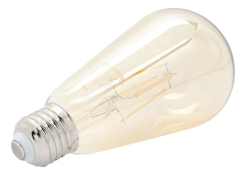 Foco Philips Led Filamento St64 35w Luz Cálida 2pack