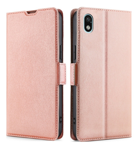 Funda De Piel Ultrafina Con Hebilla Lateral Para Sony Xperia