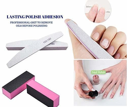 Precision Nail File Buff Set Vba Profesional Kit De Saló