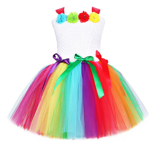 Disfraz De Hada Rainbow Pixie Para Niña, Fiesta De Cumpleaño