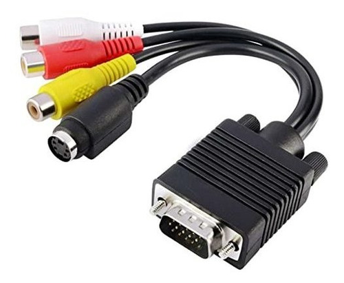 Cables Vga, Video - 1 Uds Vga Svga A S-video 3 Rca Av Vga A 