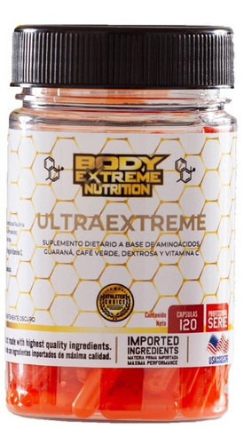 Body Extreme Nutrition Ultra Extreme 120 Cap. Quemador