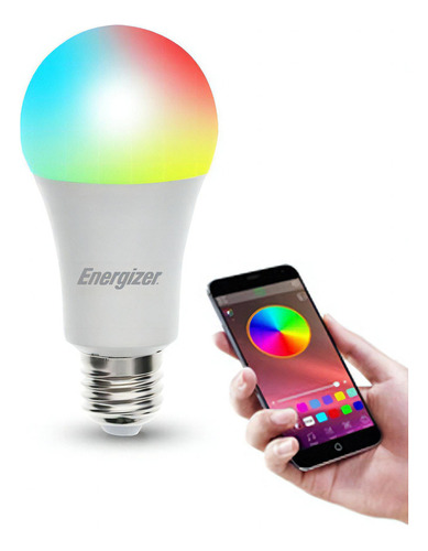 Foco Inteligente Energizer Led Smart Home Multicolor Color De La Luz Rgb