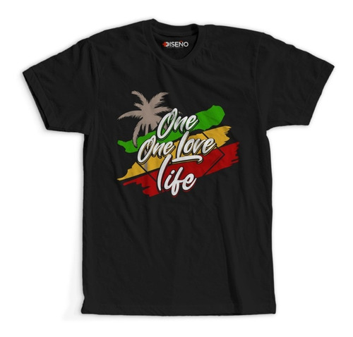 Poleras De Algodón Hombre One Love 1 Life