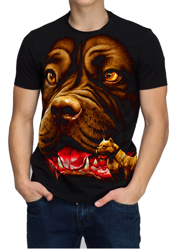 Camiseta Camisa Masculina Pitbull Rottweiler Dog Cachorro