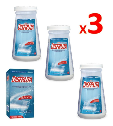 Disfruta Clásico X3 Frasco 110g Polvo Antiácido Alivia