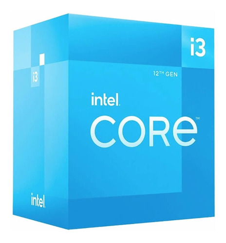 Procesador Cpu Intel Core I3 12100 Quad Core 3.3 Hasta 4.3gh