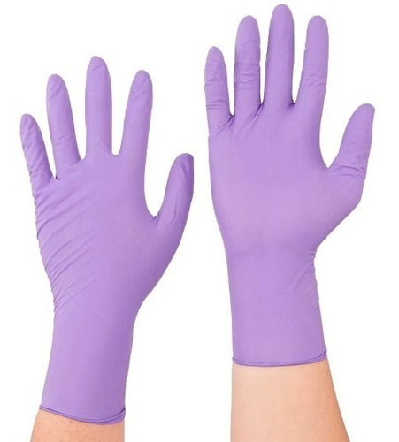 Guantes De Nitrilo Lavanda Caja X 100 Unidades G600