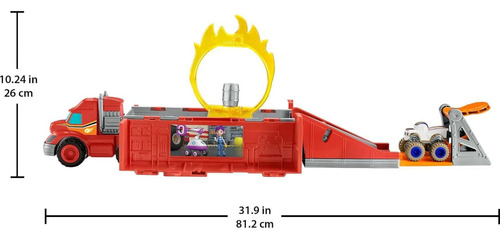 Fisher-price Blaze Y Monster Machines Toy Car Race Track Lan