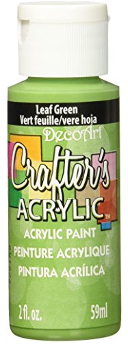 Pintura Acrílica Crafter's Decoart, 2 Onzas, Verde Hoja