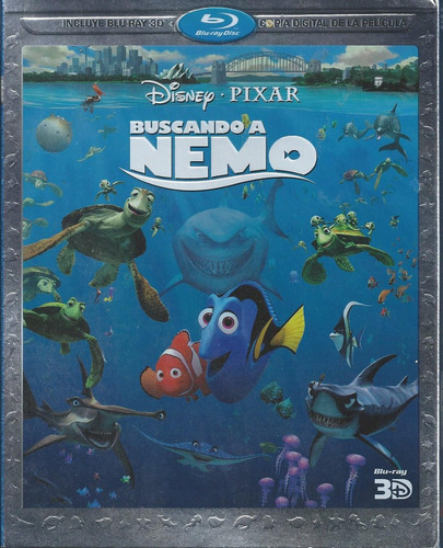 Buscando A Nemo Blu-ray 3d + Slipcover  Intacto Impecable