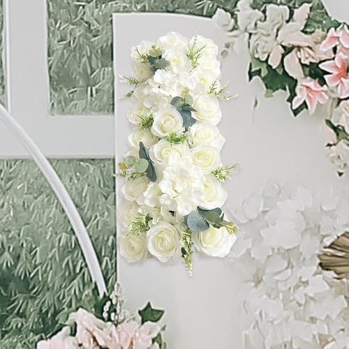 Decoración De La Pared De La Boda Del Panel Estilo Blanco