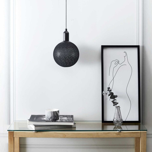 Lámpara Colgante Decorativa Negra 20 Cm La104