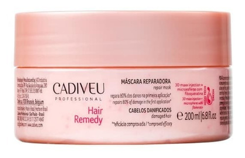 Cadiveu Hair Remedy Mascara Reparadora 200ml