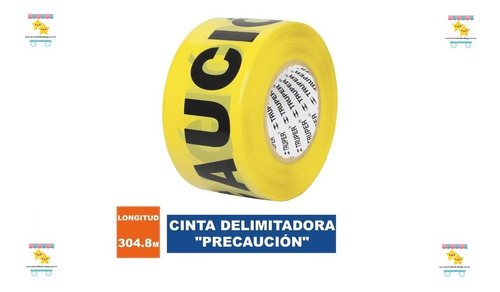 Cinta Delimitadora  Precaución , 304.8 M, Truper, 12583