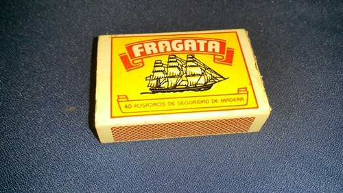 Antigua Caja De Fosforos De Colección Fragata