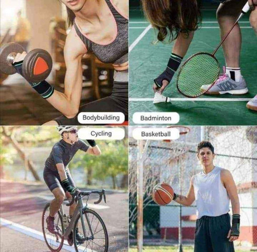 Muñequera Compresión Gym Deportivo Esguince